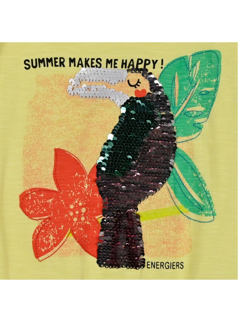 Παιδικό σετ 2 τεμάχια με τύπωμα και παγιέτες για κορίτσι | ΓΛΥΚΟ ΚΟΡΑΛΛΙ