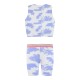 Girl΄s 2 piece tie dye set with print | BLUE DREAM