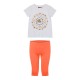 Παιδικό σετ 2 τεμάχια με τύπωμα για κορίτσι | EXOTIC ORANGE