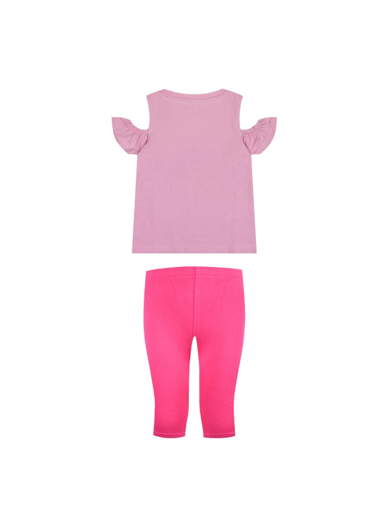 Παιδικό σετ 2 τεμάχια με τύπωμα και στρας για κορίτσι | ΦΟΥΞ