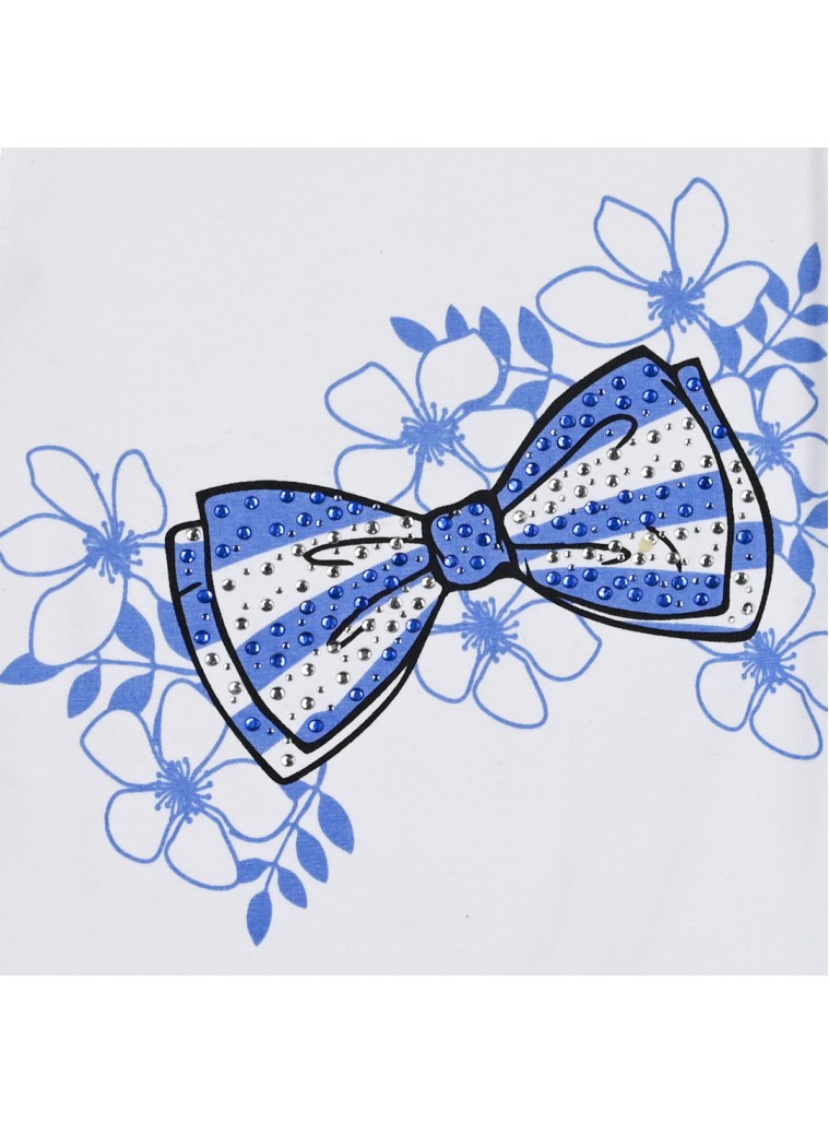 Παιδικό σετ 2 τεμάχια με τύπωμα και στρας για κορίτσι | BLUE DREAM