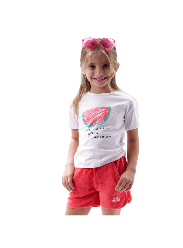 Παιδικό σετ 2 τεμάχια με τύπωμα για κορίτσι | ΓΛΥΚΟ ΚΟΡΑΛΛΙ