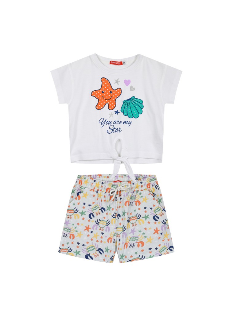 Girl΄s 2 piece set with print | ALL OVER PRINT