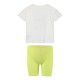 Girl΄s 2 piece set with print | BRIGHT GREEN