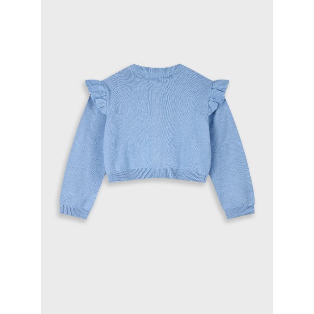 Cardigan for girls | LIGHT BLUE