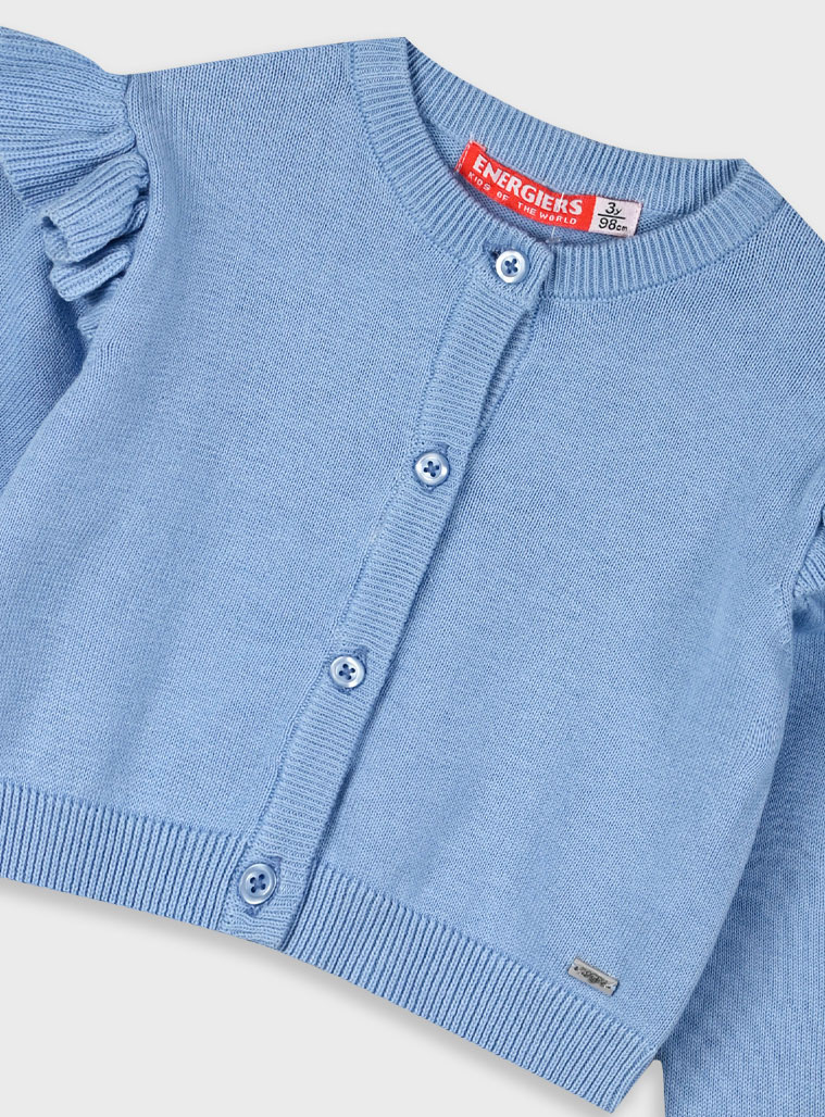 Cardigan for girls | LIGHT BLUE