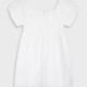 Κιπούρ φόρεμα για κορίτσι | ΛΕΥΚΟ