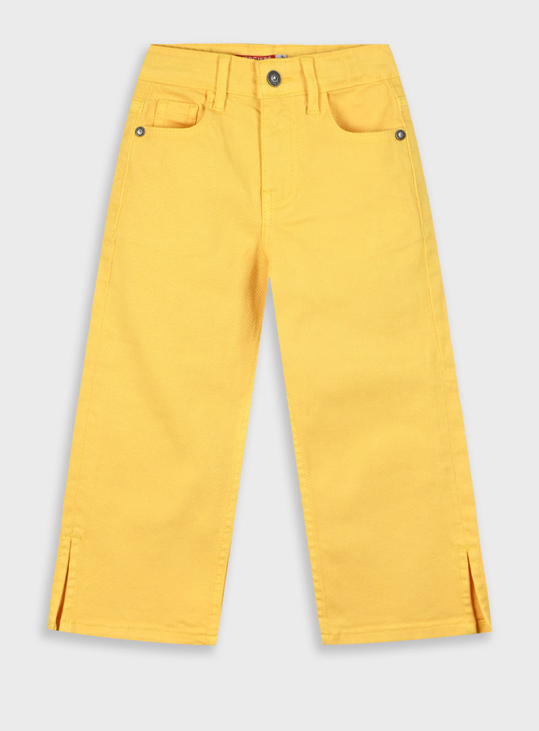 Τζην παντελόνι wide leg για κορίτσι | ΚΙΤΡΙΝΟ