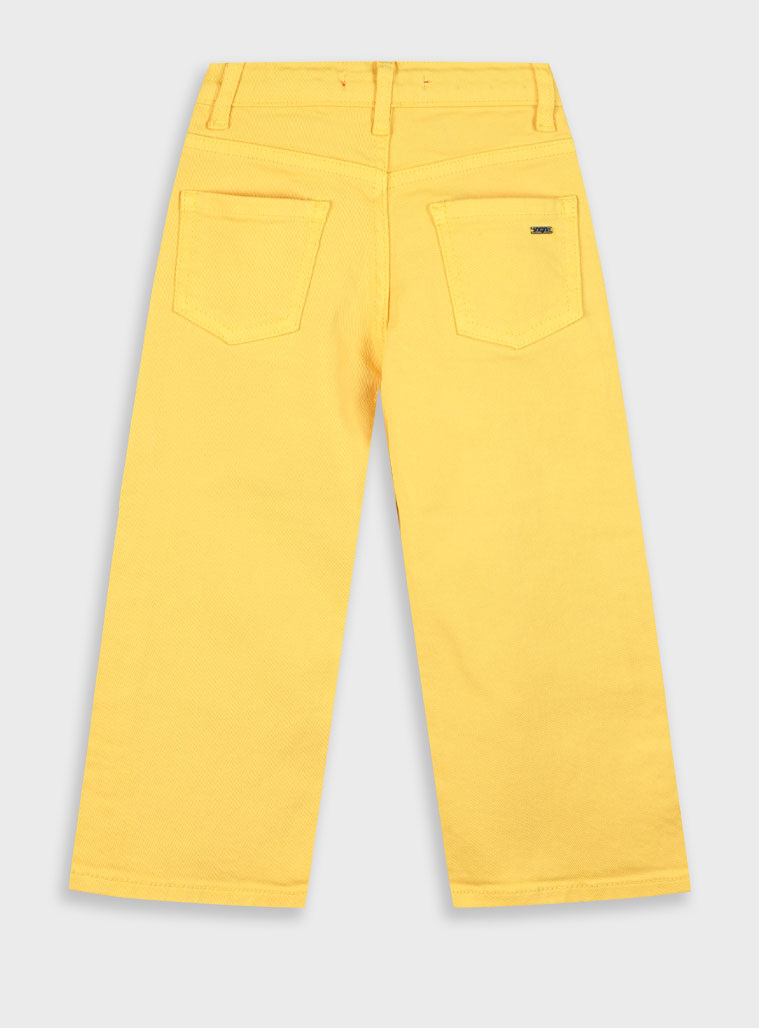 Τζην παντελόνι wide leg για κορίτσι | ΚΙΤΡΙΝΟ
