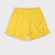 English embroidery skort | YELLOW