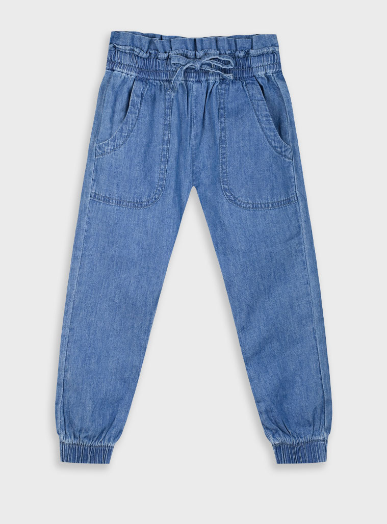 Pants for girls | LIGHT BLUE DENIM