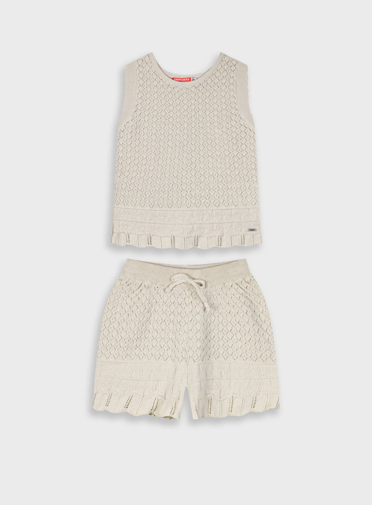 Knit set for girls | VANILLA