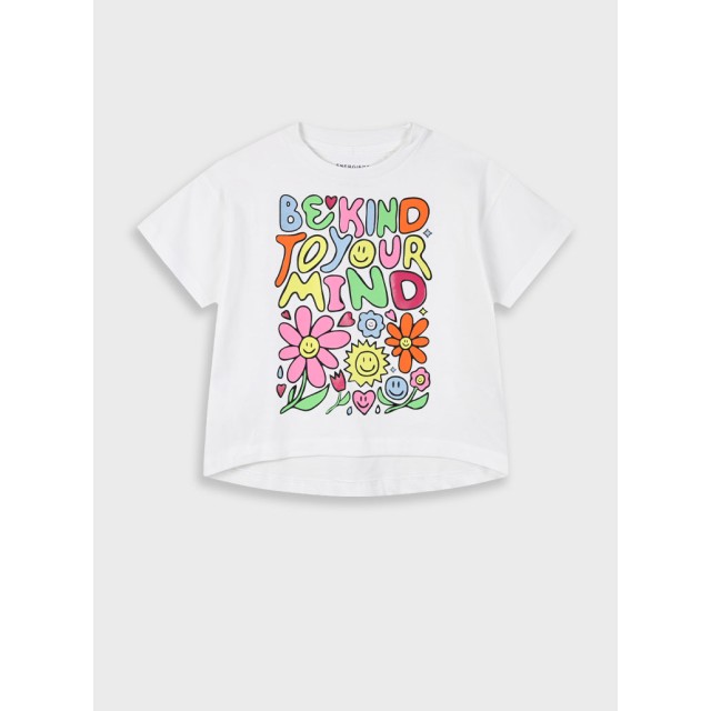 Μπλούζα με τύπωμα για κορίτσι | ΛΕΥΚΟ