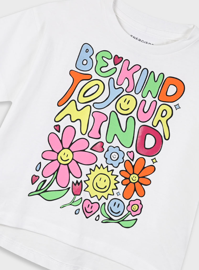 Μπλούζα με τύπωμα για κορίτσι | ΛΕΥΚΟ