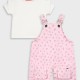Set t-shirt with overalls for girls | ALL OVER PRINT