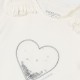 T-shirt with sequins for girls | ECRU