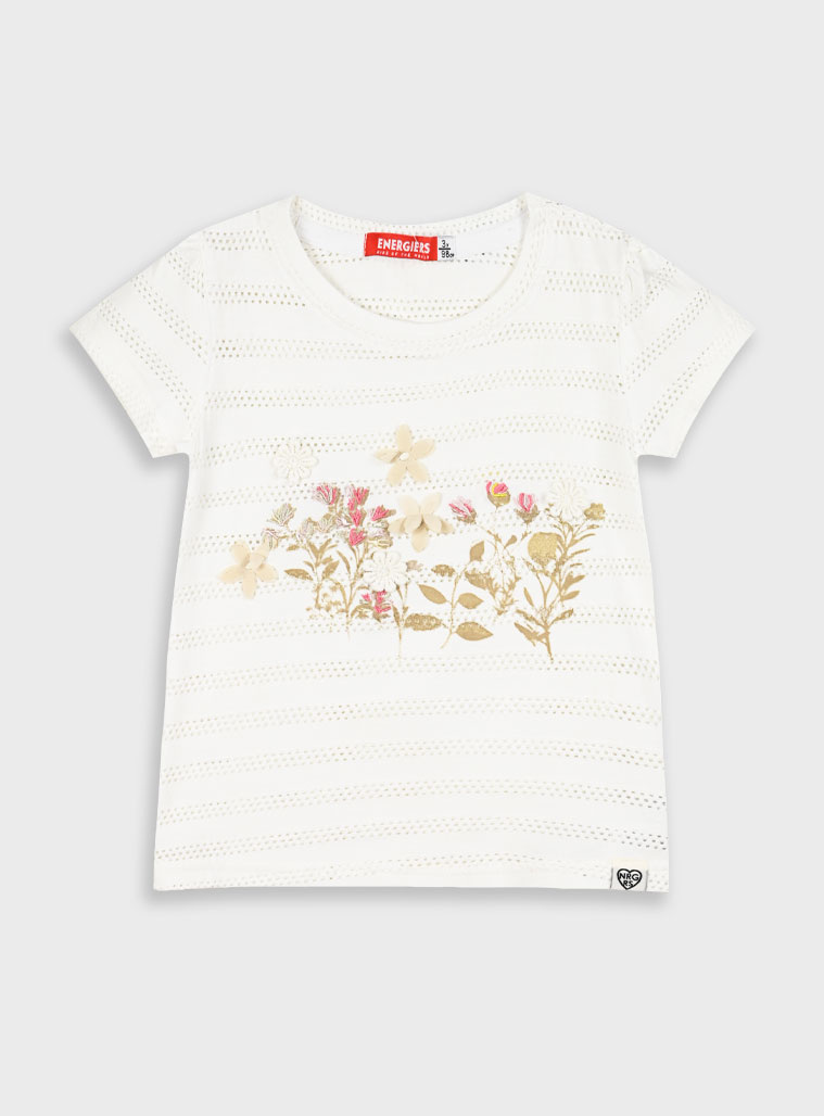 T-shirt with print for girls | CREAM