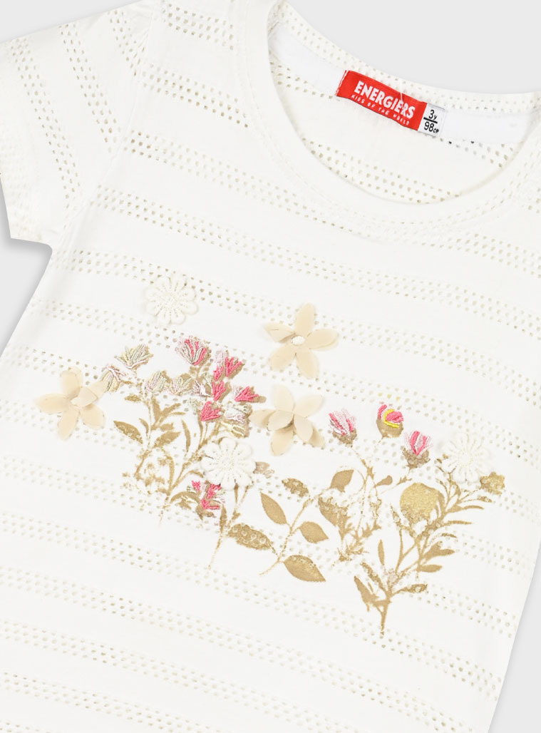 T-shirt with print for girls | CREAM