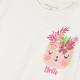 T-shirt with print for girls | ECRU