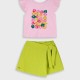 Set with print for girls | AVOCADO
