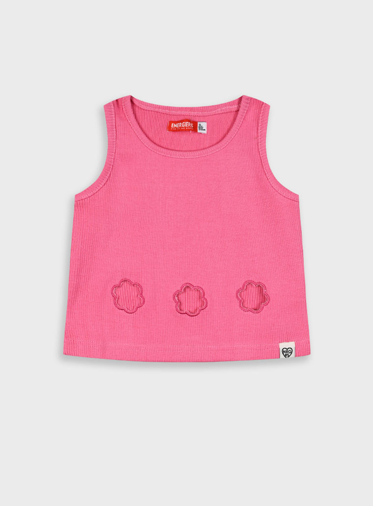 Ribbed tank top for girls | STRAWBERRY