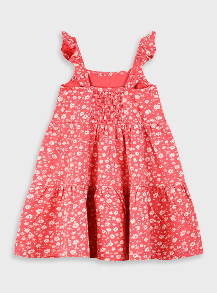 Floral dress for girls | CORAL