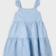 Floral dress for girls | LIGHT BLUE