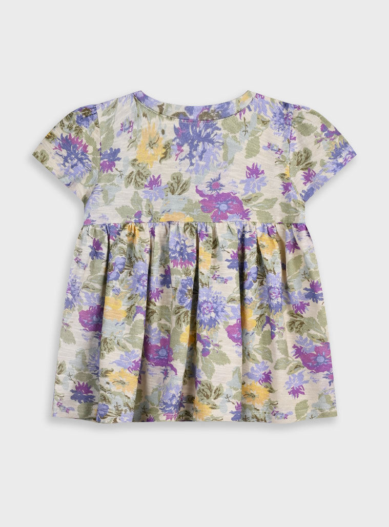 Floral t-shirt for girls | ALL OVER PRINT