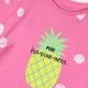 Set with print for girls | BLACK