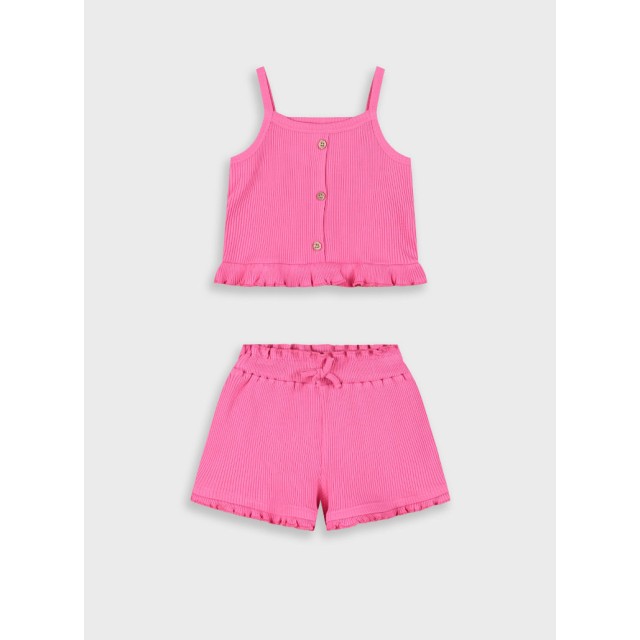 Ribbed set for girls | ROSE PETAL