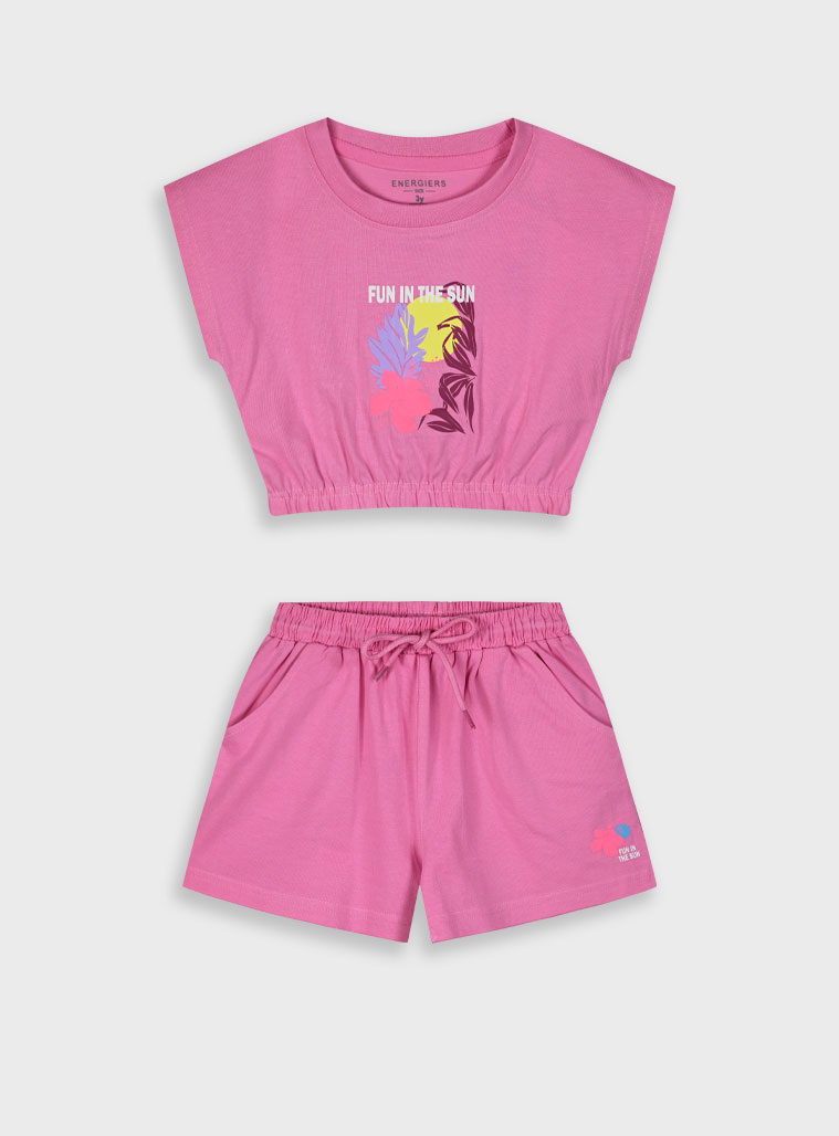 Σετ με τύπωμα για κορίτσι | ΤΡΙΑΝΤΑΦΥΛΛΙ