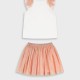 Set shirt with skirt | PINK