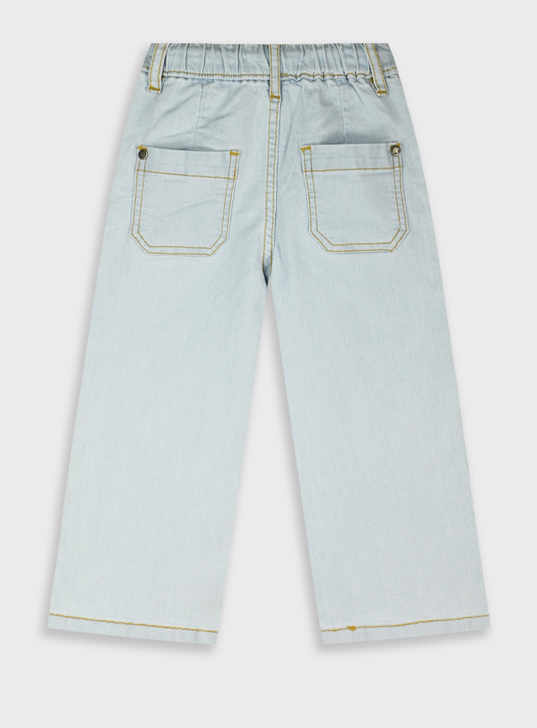 Wide leg jeans | BLUE DENIM
