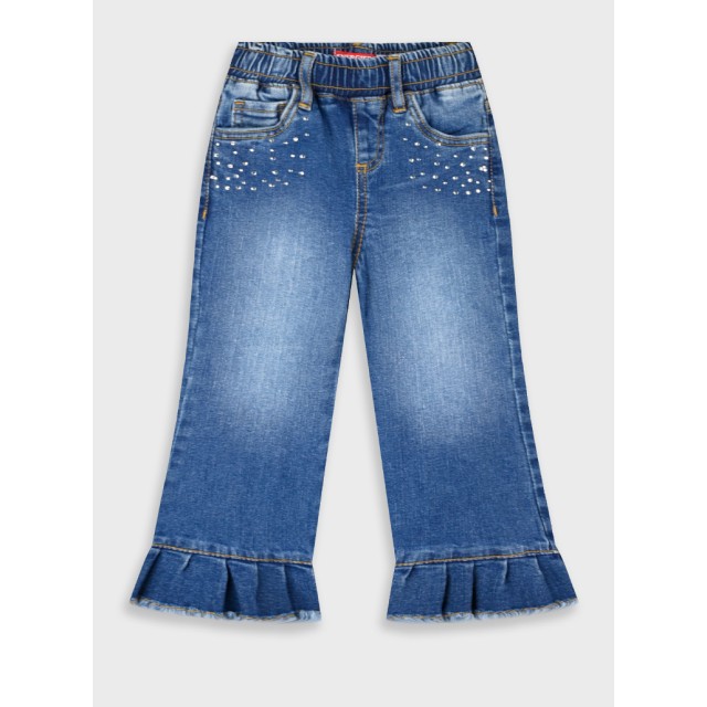 Wide leg jeans | BLUE DENIM