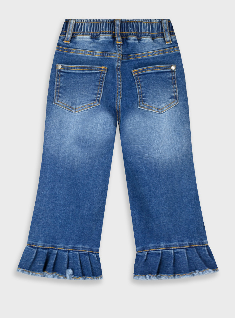 Wide leg jeans | BLUE DENIM