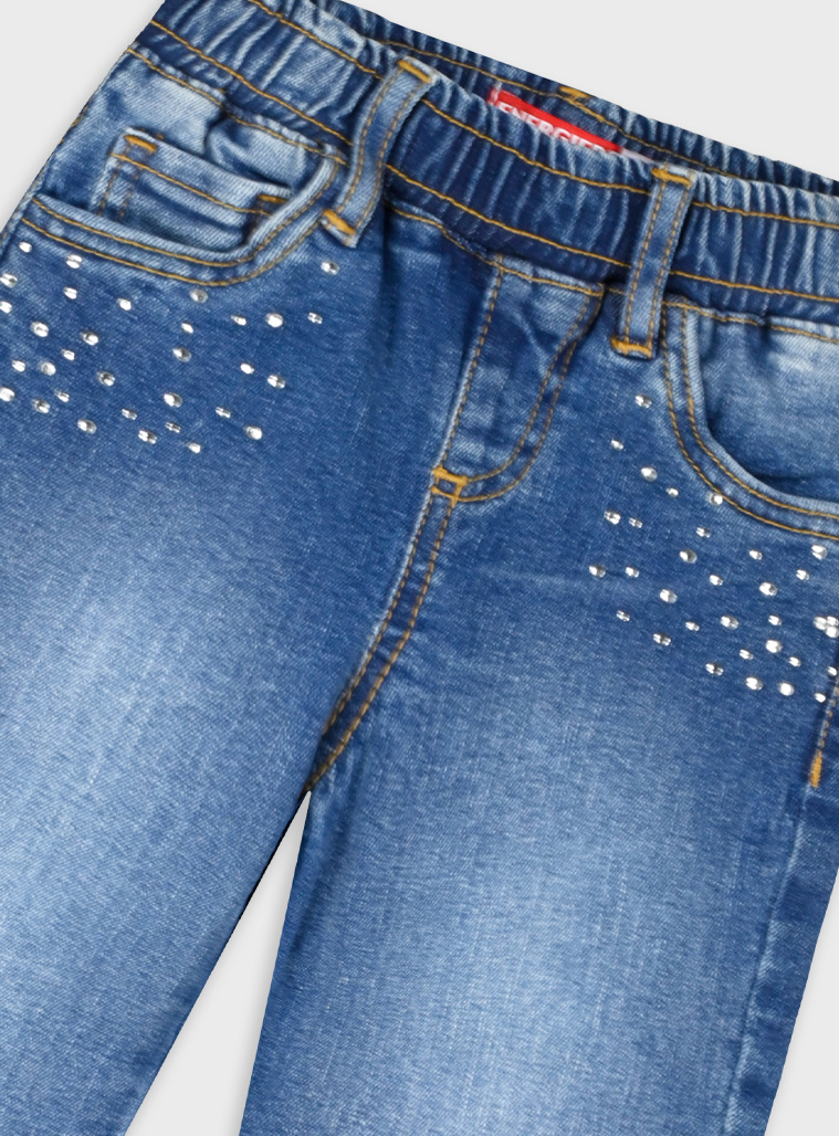 Wide leg jeans | BLUE DENIM