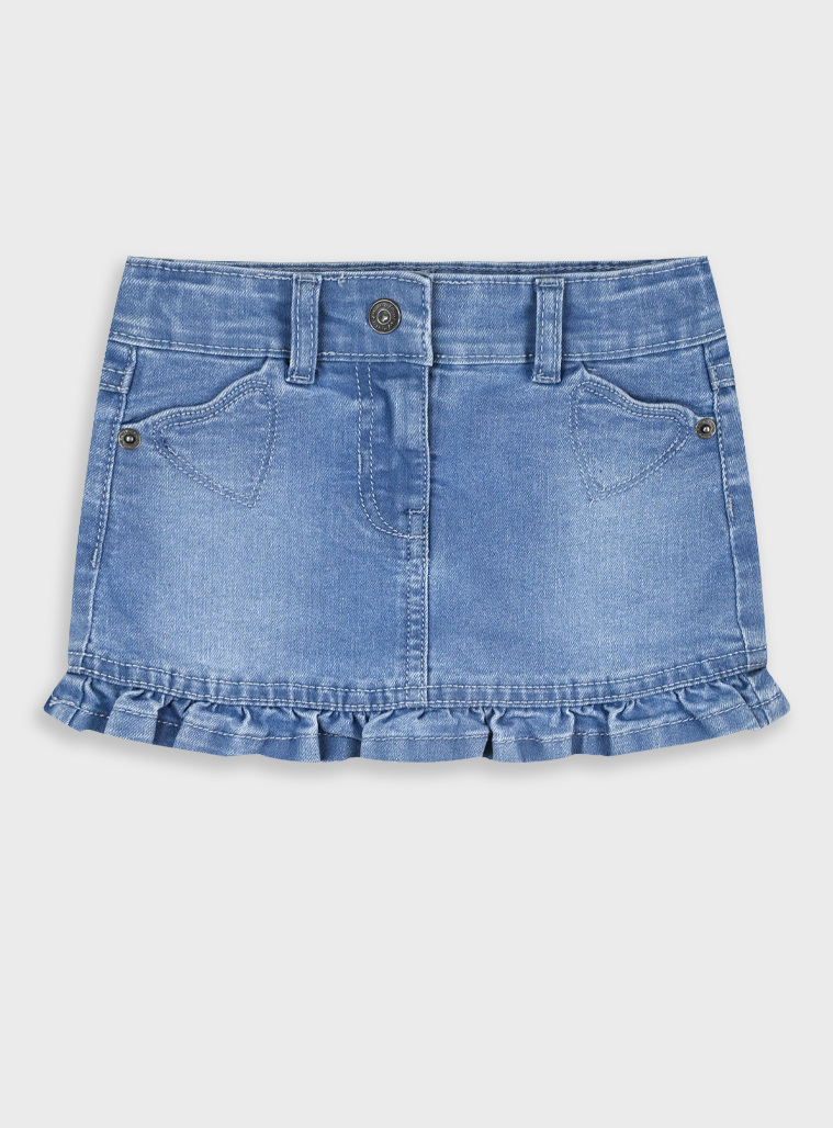 Jean skirt | BLUE DENIM