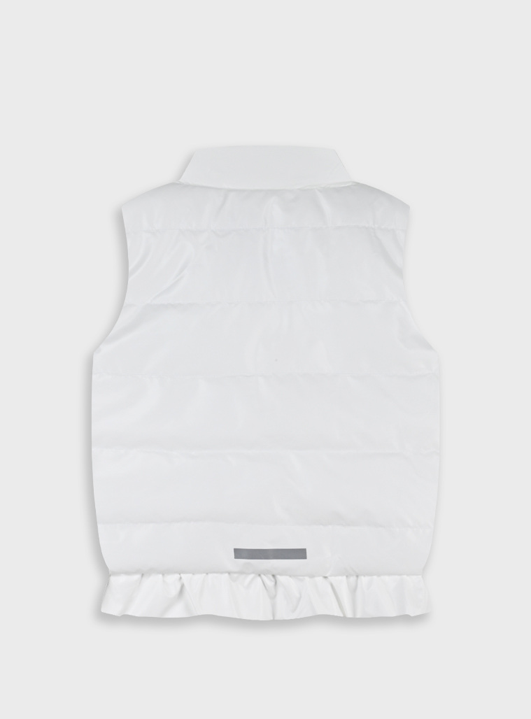 Vest jacket | WHITE