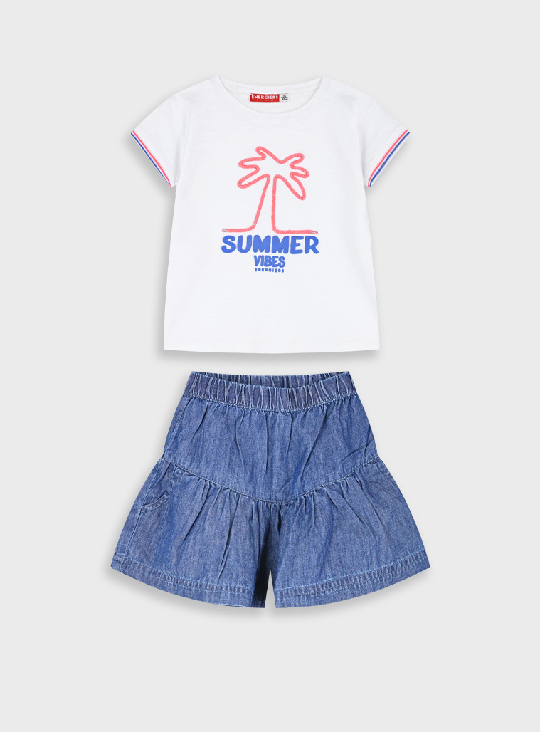 Σετ μπλούζα με σορτς | ΜΠΛΕ ΤΖΗΝ