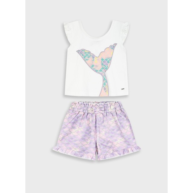 Set of shirt with shorts | LILA IRIDESCENT