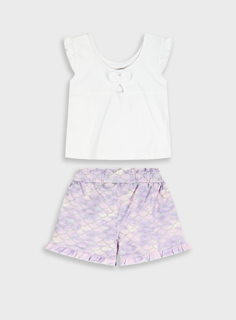 Set of shirt with shorts | LILA IRIDESCENT