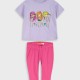 Set of t-shirt with leggings | FUCSHIA