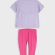 Set of t-shirt with leggings | FUCSHIA