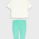 Set of t-shirt with leggings | Aqua Green