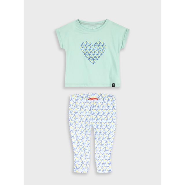 Set of t-shirt with leggings | ALL OVER PRINT