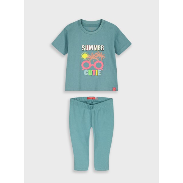 Set of t-shirt with leggings | AQUA