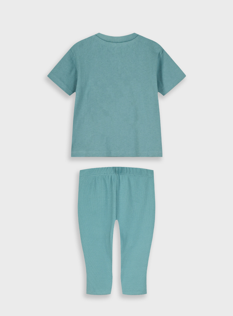 Set of t-shirt with leggings | AQUA