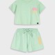 Set of shirt with shorts | MINT GREEN