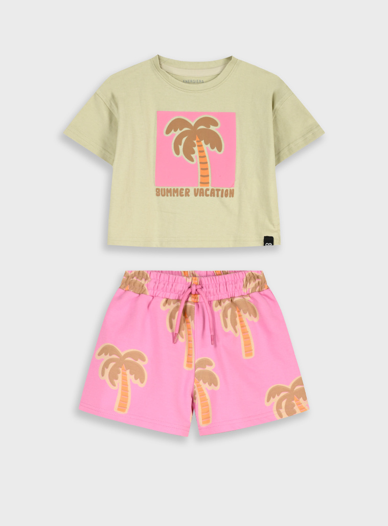 Set of shirt with shorts | ROSE PETAL