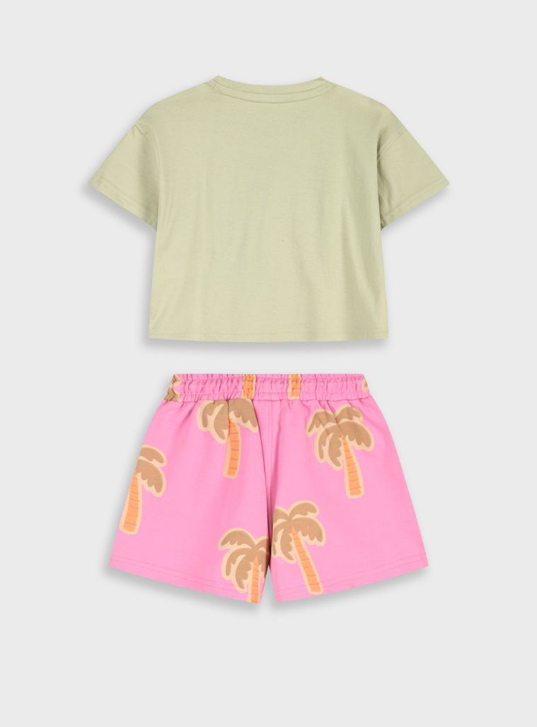 Set of shirt with shorts | ROSE PETAL